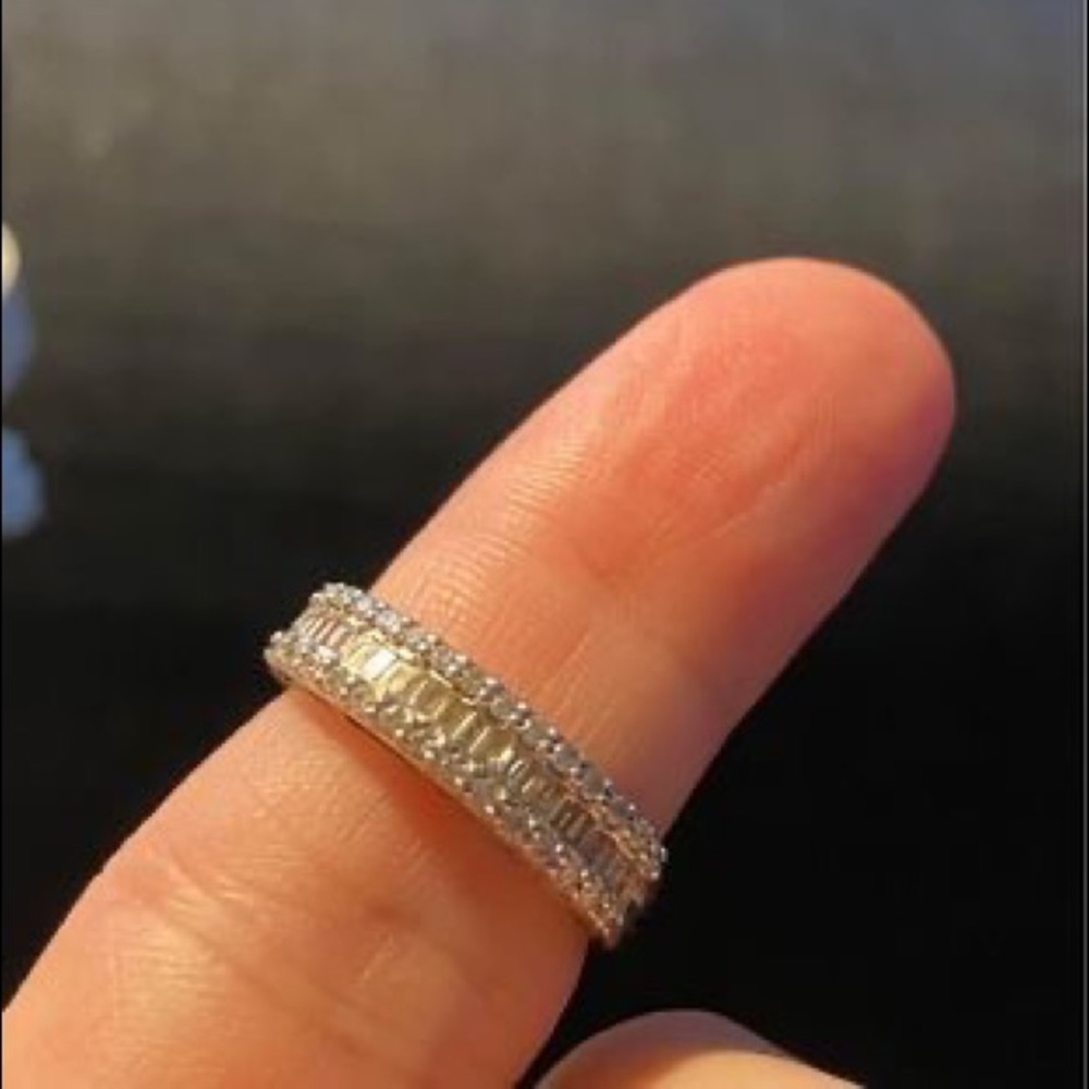 Diamond White Gold Band